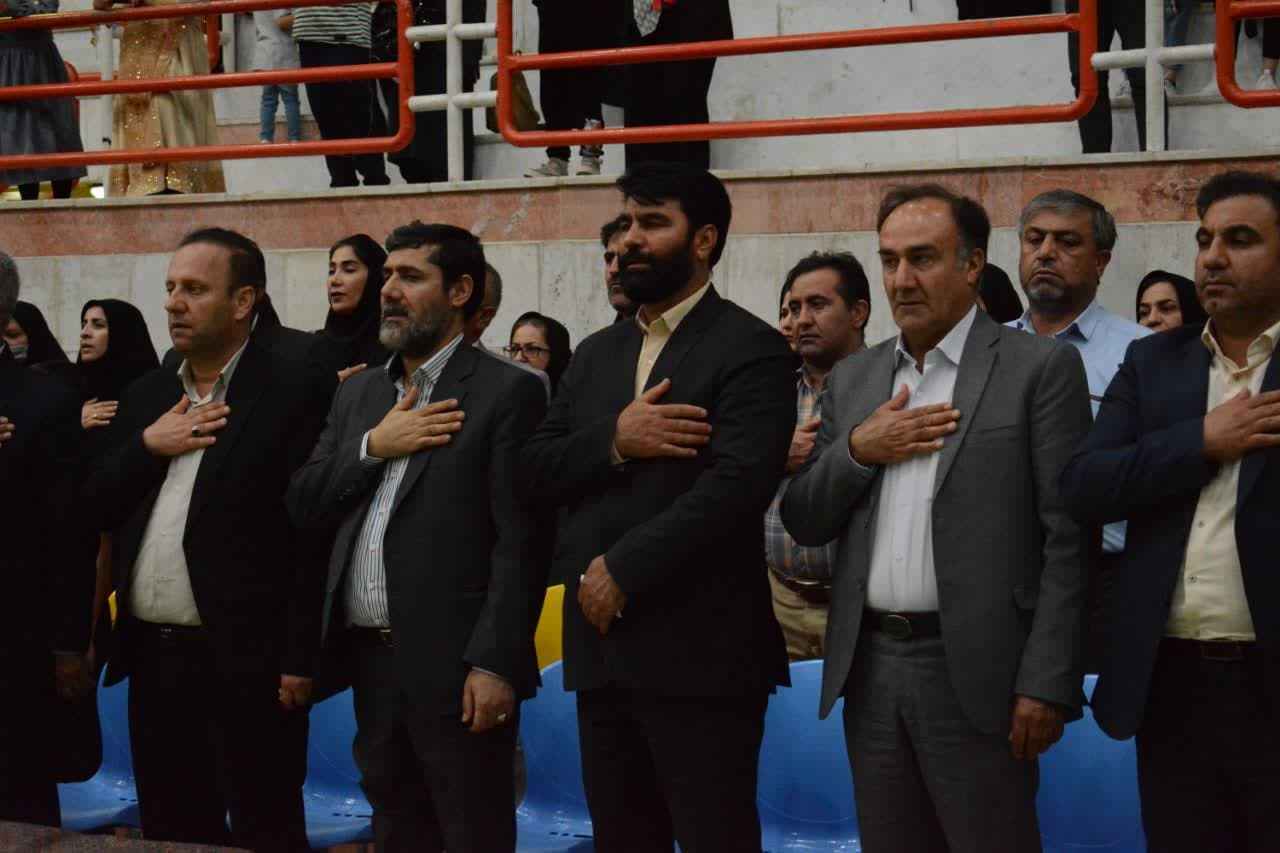 مراسم افتتاحیه مسابقات ورزشی فرهنگیان استان در گچساران